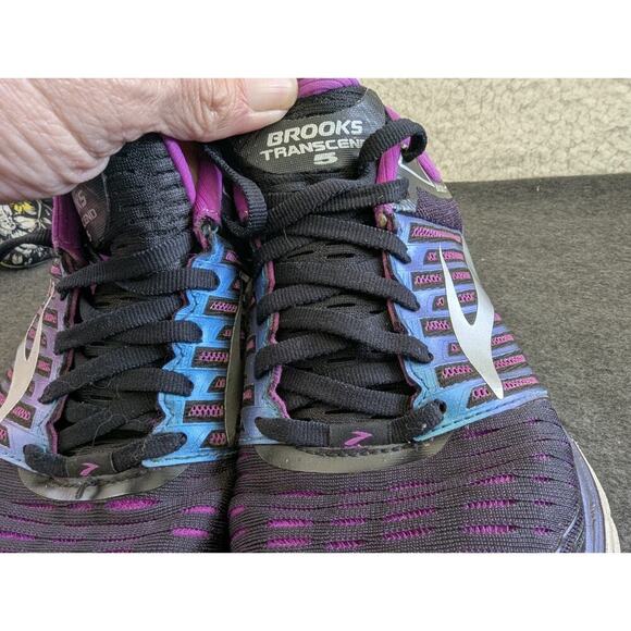 Brooks Transcend 5 Purple Shoes Womens Size 7 Sneakers - Picture 10 of 11